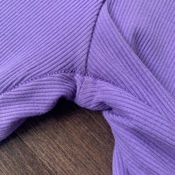 Naked Wardrobe Heavyweight Ribbed Flared Leggings - Picture 6 of 8